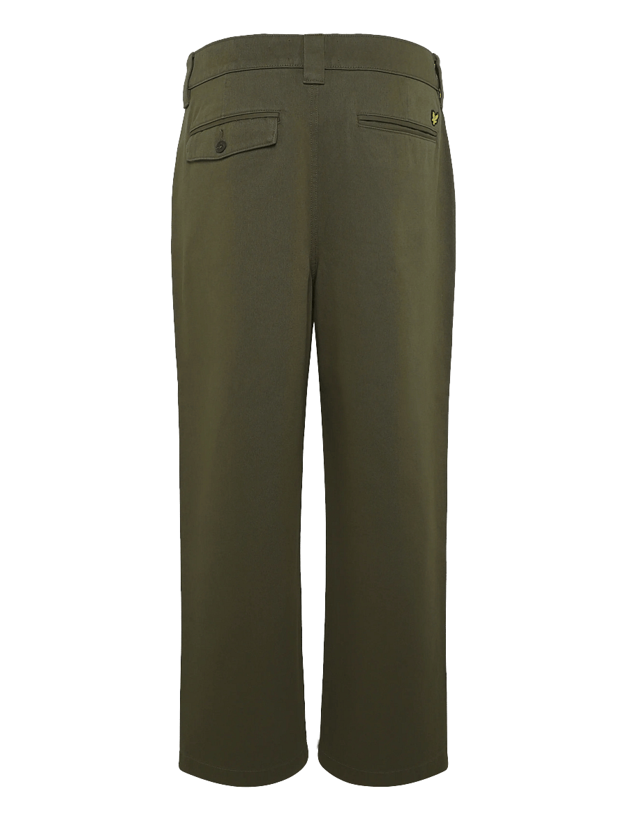 Lyle & Scott - Straight Leg Work Pants - casual bukser - true olive - 1
