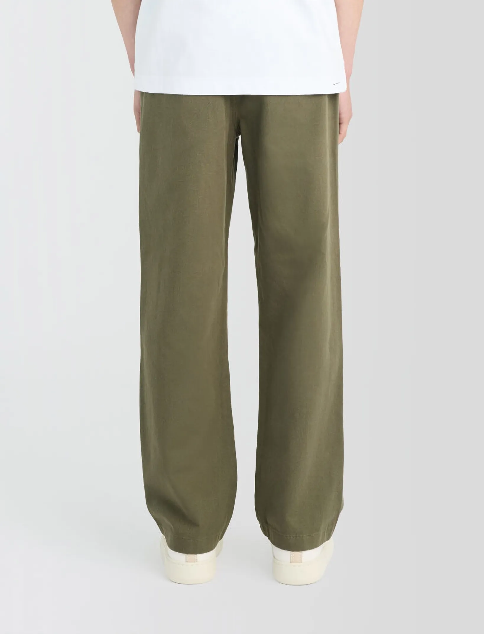 Lyle & Scott - Straight Leg Work Pants - casual trousers - true olive - 3