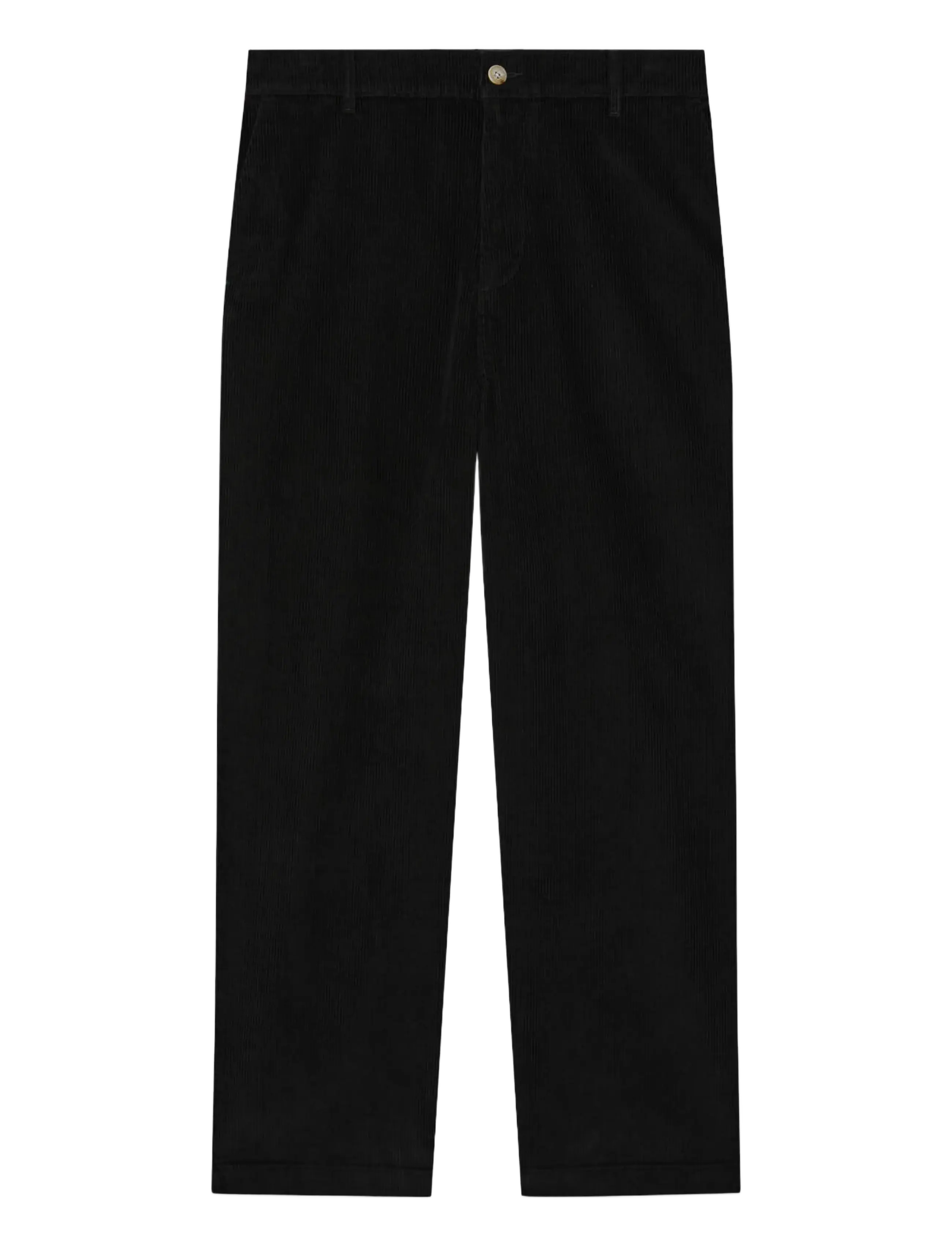 Lyle & Scott - Cord Trousers - freizeithosen - jet black - 2