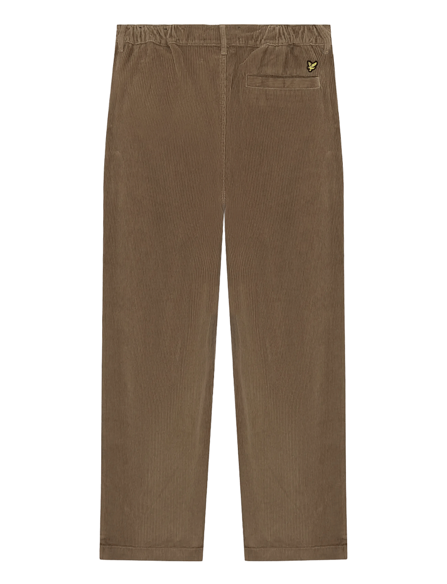 Lyle & Scott - Cord Trousers - freizeithosen - muted taupe - 2