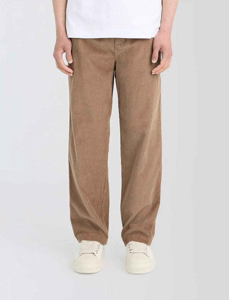 Lyle & Scott - Cord Trousers - freizeithosen - muted taupe - 0