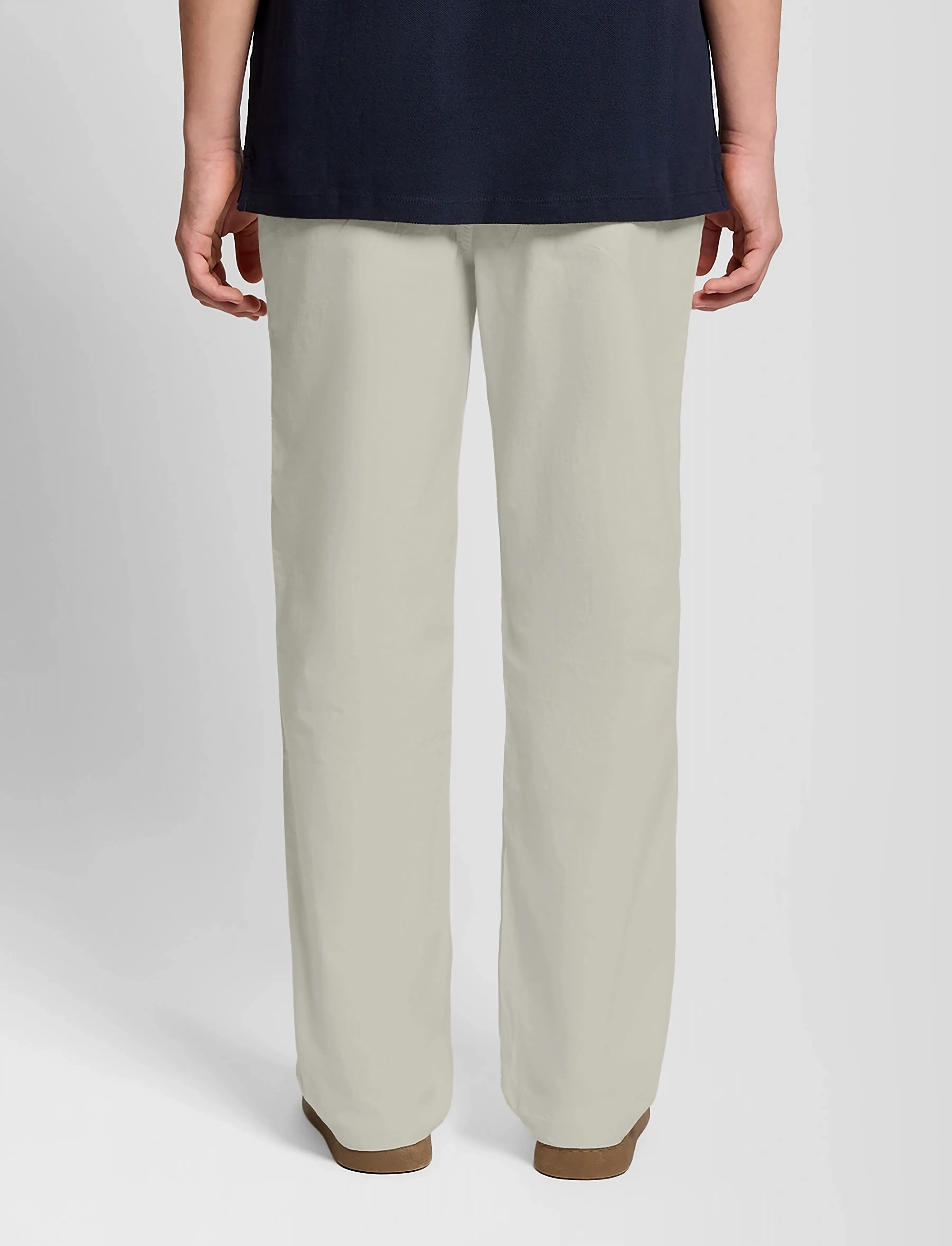 Lyle & Scott - Linen Trouser - vasaras piedāvājumi - w870 cove - 3