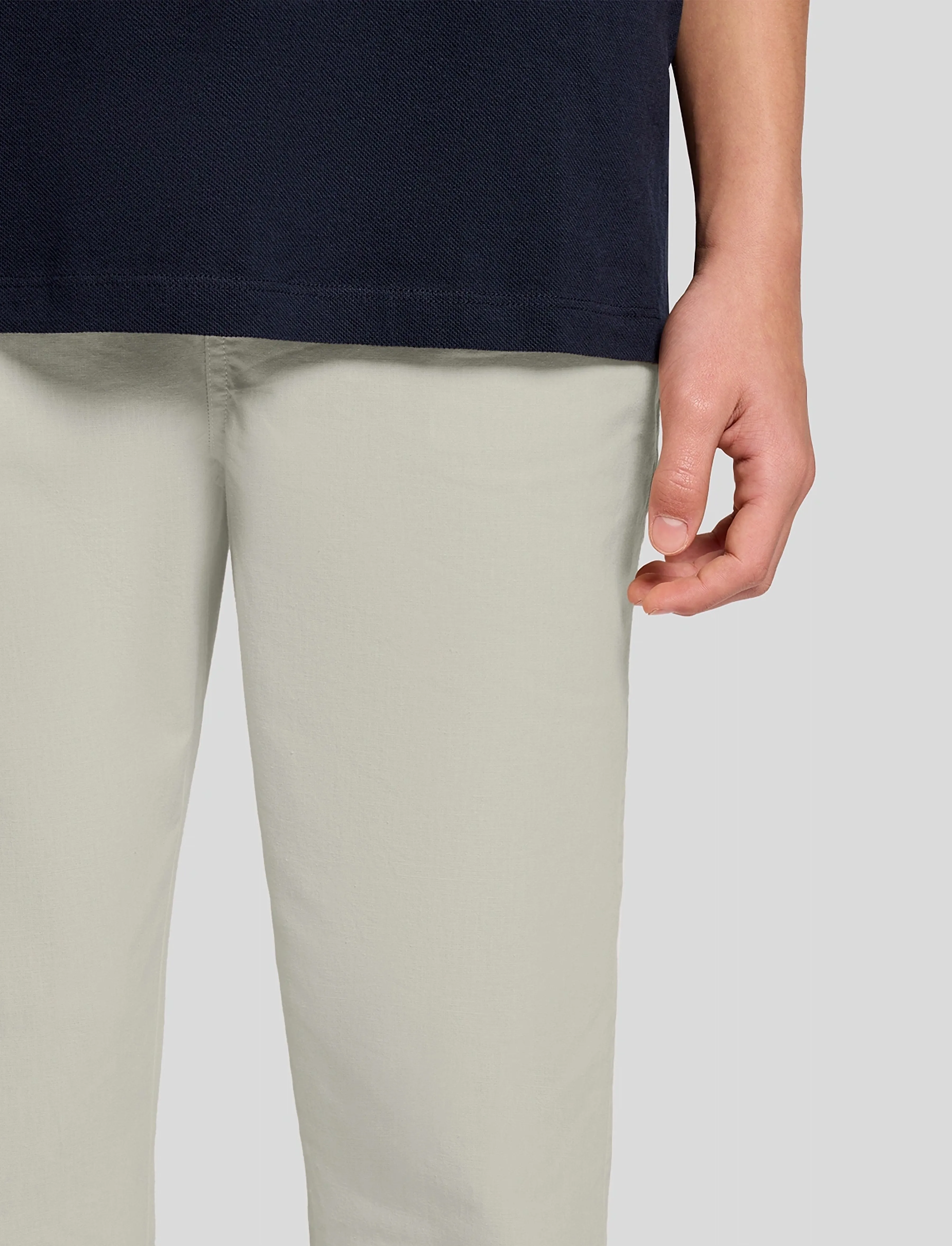 Lyle & Scott - Linen Trouser - vasaras piedāvājumi - w870 cove - 5