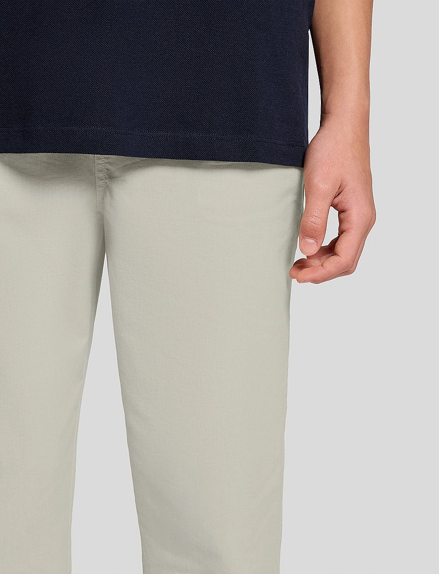 Lyle & Scott - Linen Trouser - byxor - w870 cove - 5