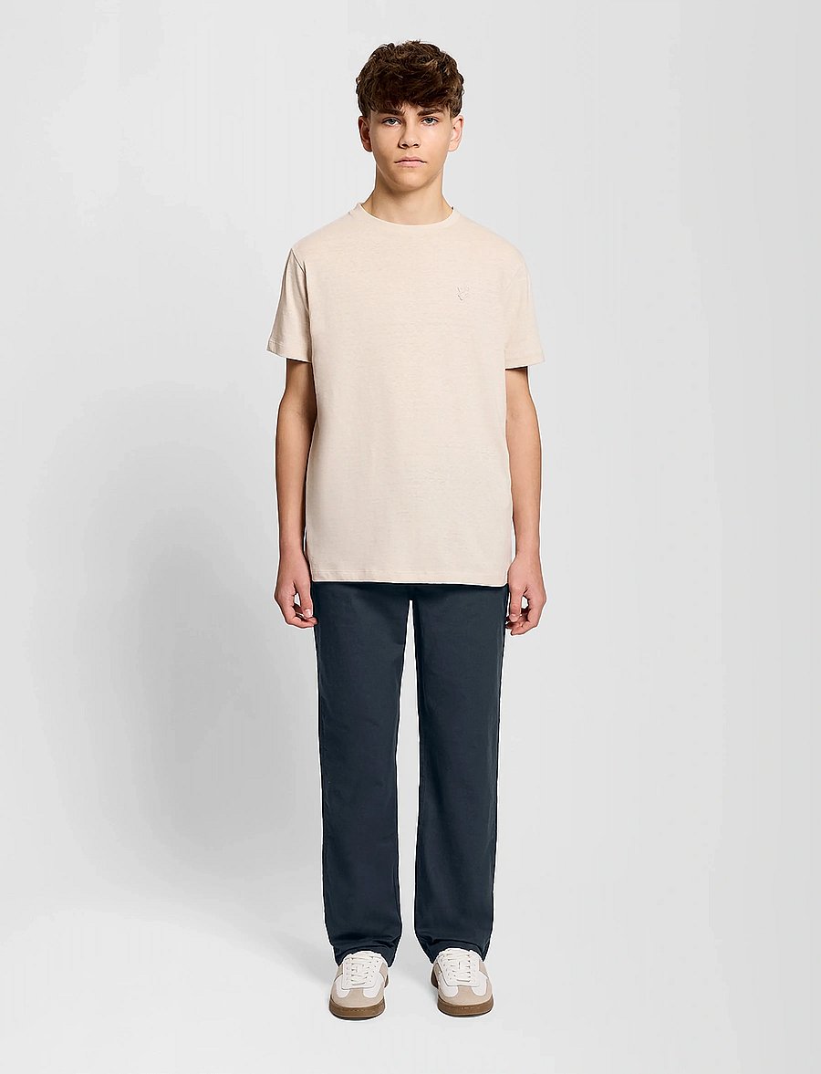 Lyle & Scott - Linen Trouser - byxor - z271 dark navy - 3