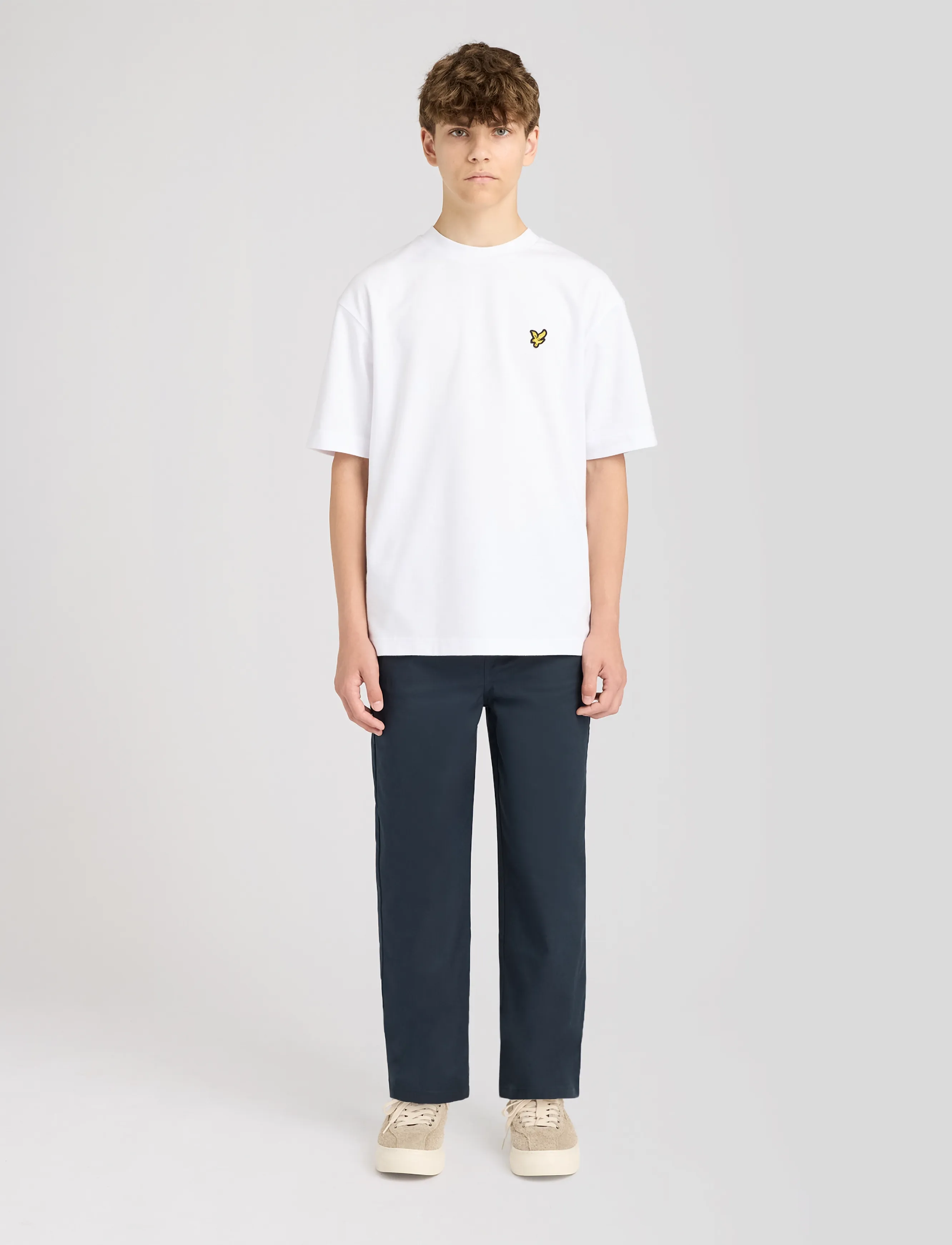 Lyle & Scott Every Day Trousers, Kinder, Gerade Hose, Marineblau, Gr.140-146