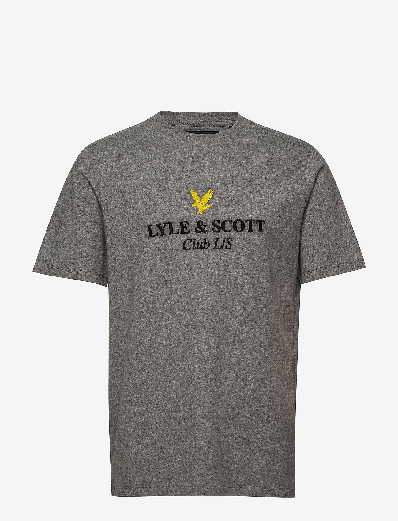 Lyle & Scott - Club L/S T-Shirt - mid grey marl - 0