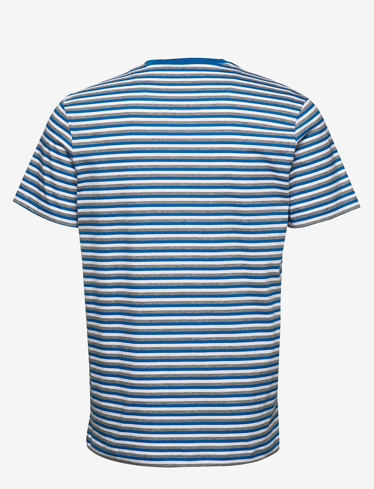 Lyle & Scott - Stripe Ringer T-Shirt - bright royal blue - 1