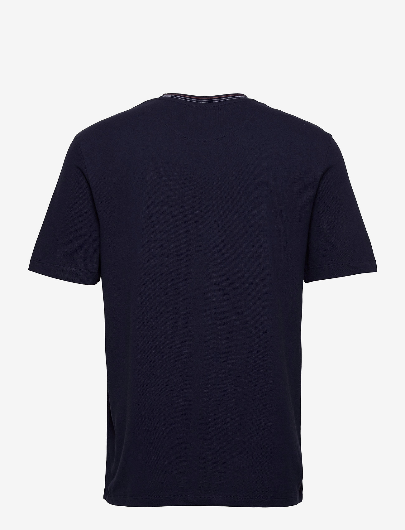 Lyle & Scott - Wide Tipped Pique T-shirt - navy - 1