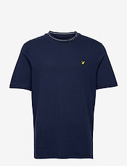 Lyle & Scott - Branded Ringer Tshirt - lowest prices - navy - 0