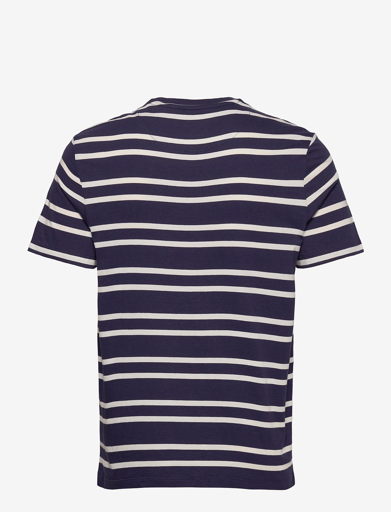 Lyle & Scott - Double Stripe T-shirt - navy/ vanilla ice - 1