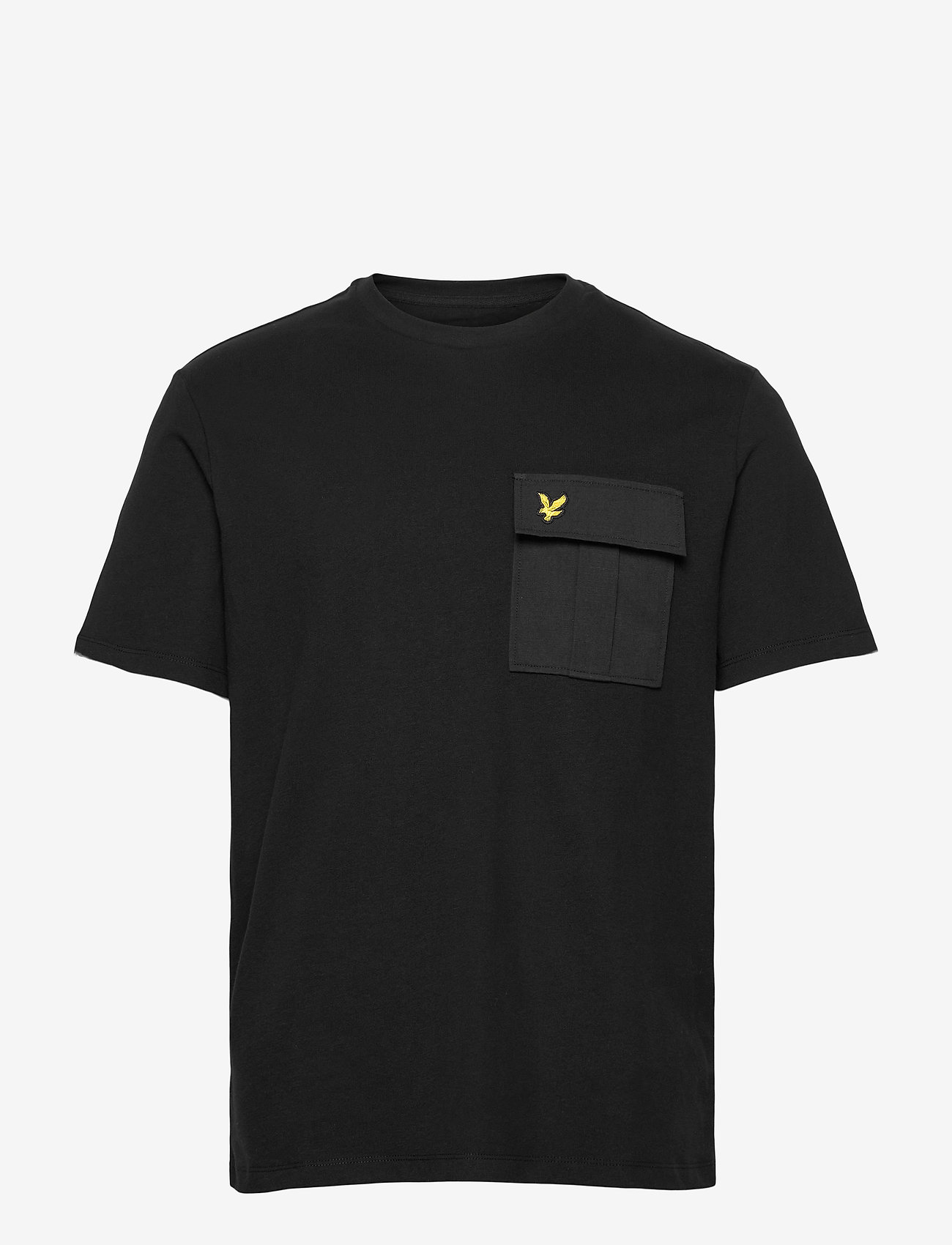 Lyle & Scott - Cotton Ripstop Pocket T-shirt - z865 jet black - 0