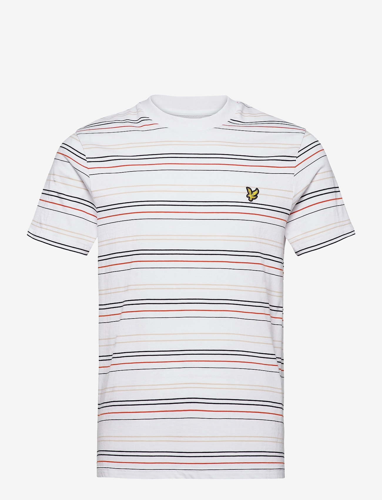 Lyle & Scott - Multi Stripe T-shirt - 626 white - 0