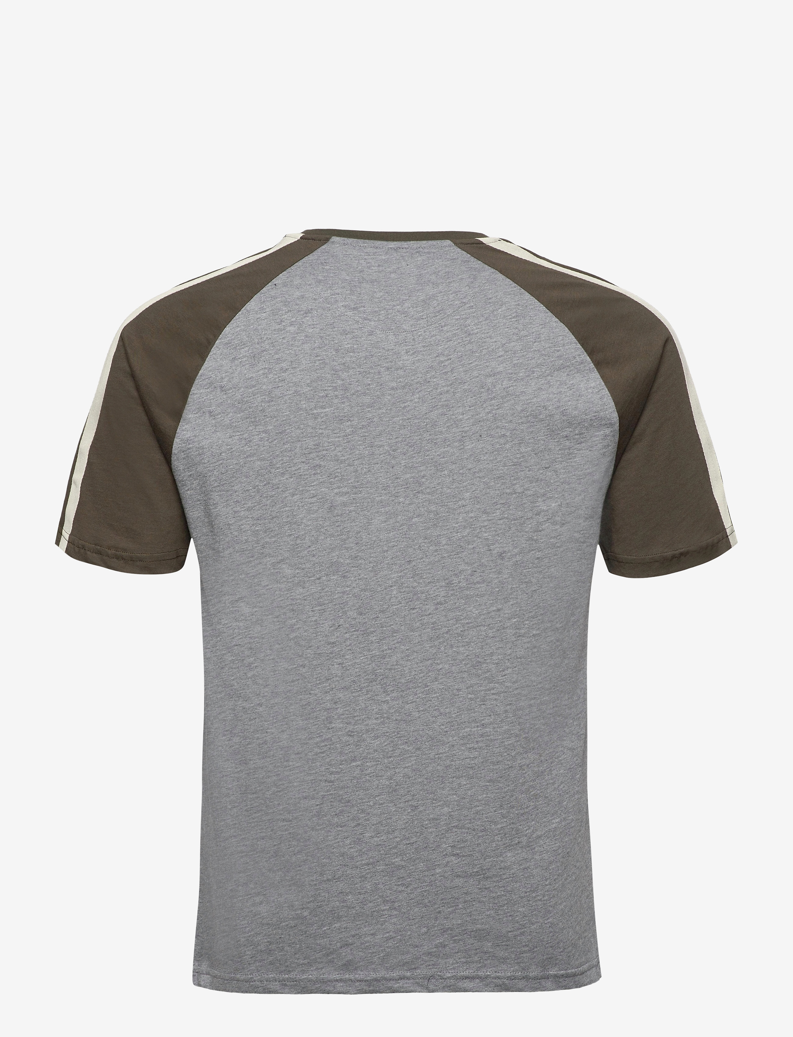 Lyle & Scott - Colour Block T-shirt - t28 mid grey marl - 1