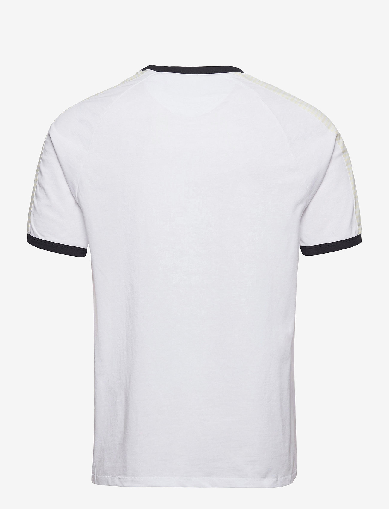 Lyle & Scott - Gingham Stripe Tshirt - white - 1