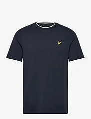 Lyle & Scott - Tipped T-shirt - laveste priser - x295 dark navy/ chalk - 0