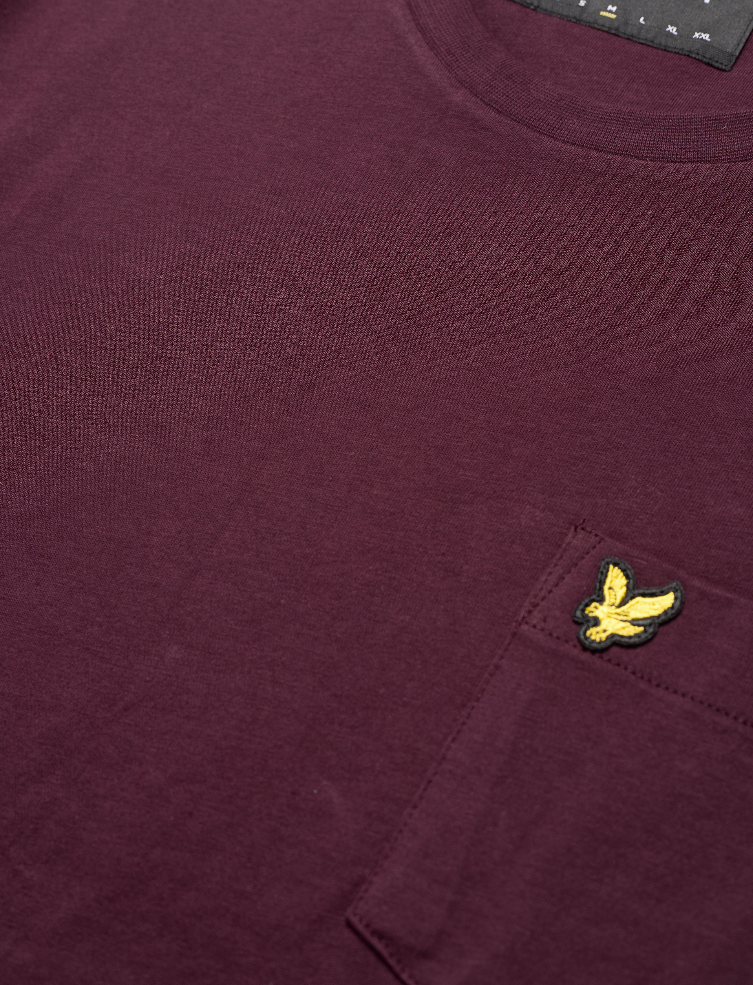 Lyle & Scott - Tonal Pocket T-shirt - burgundy - 2