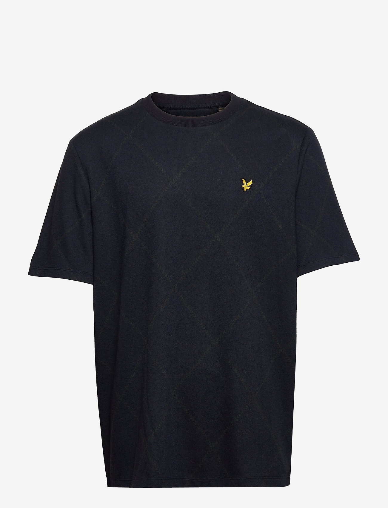 Brushed Argyle T-shirt - DARK