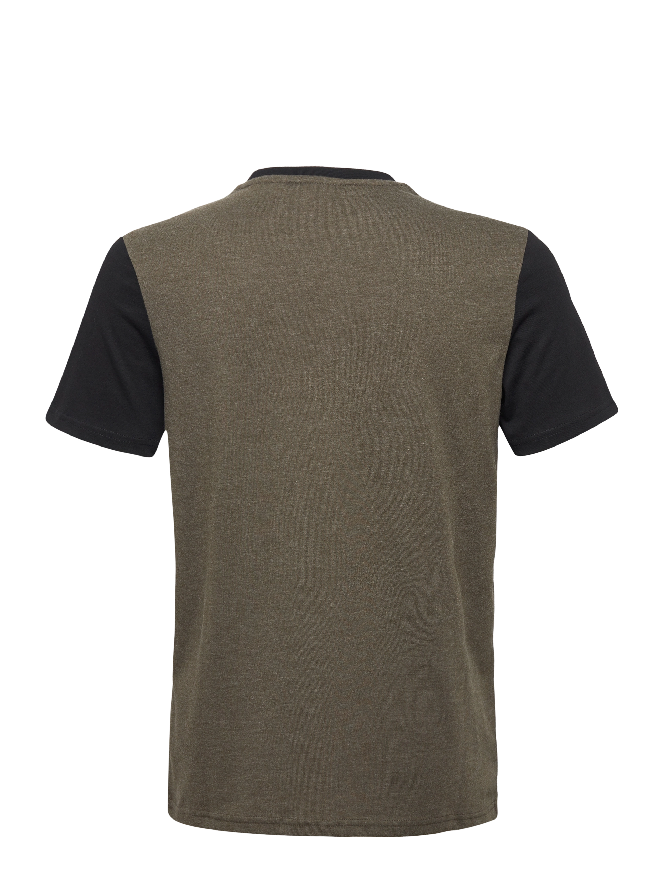 Lyle & Scott - Block Marl Tshirt - olive marl/jet black - 1