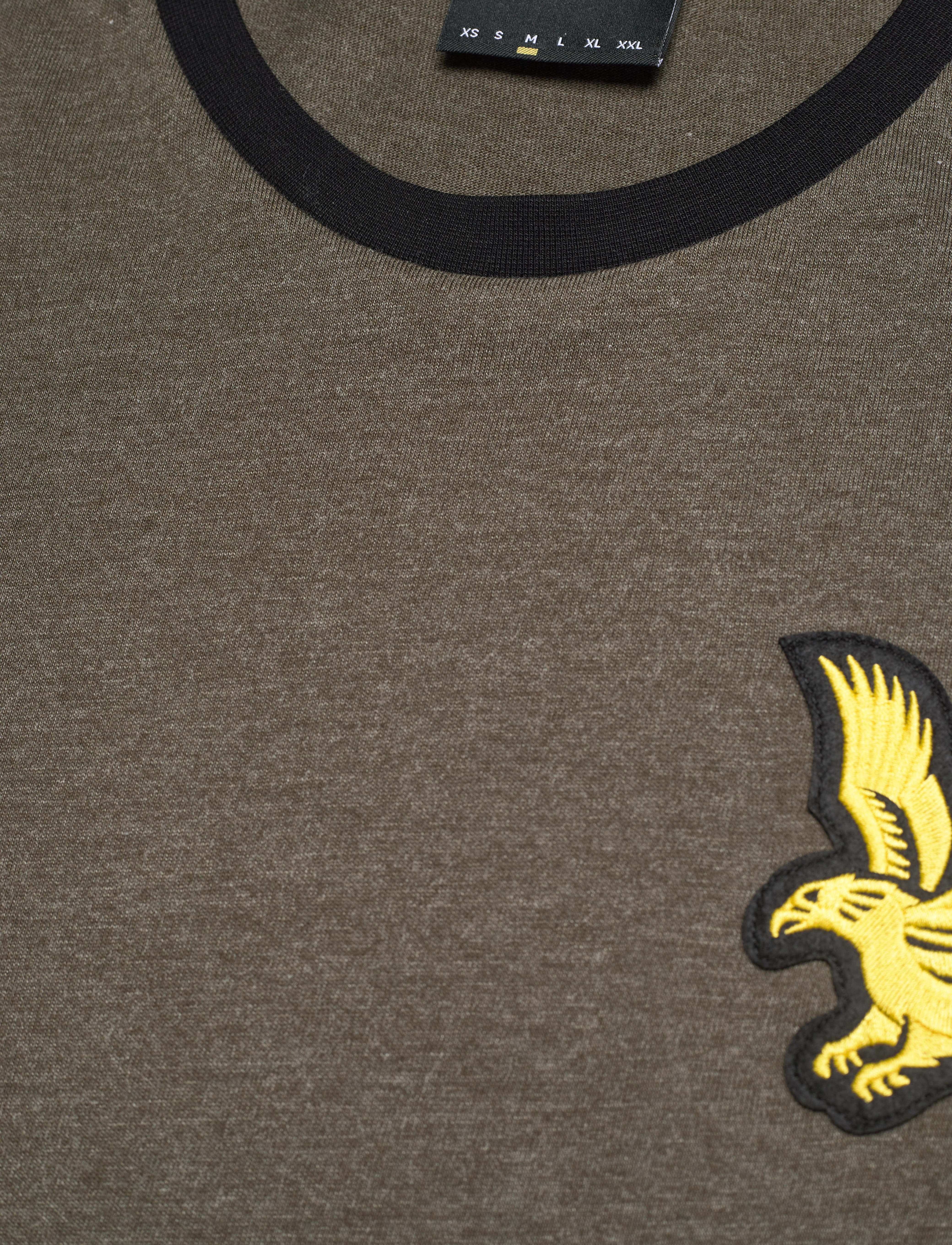 Lyle & Scott - Block Marl Tshirt - olive marl/jet black - 2
