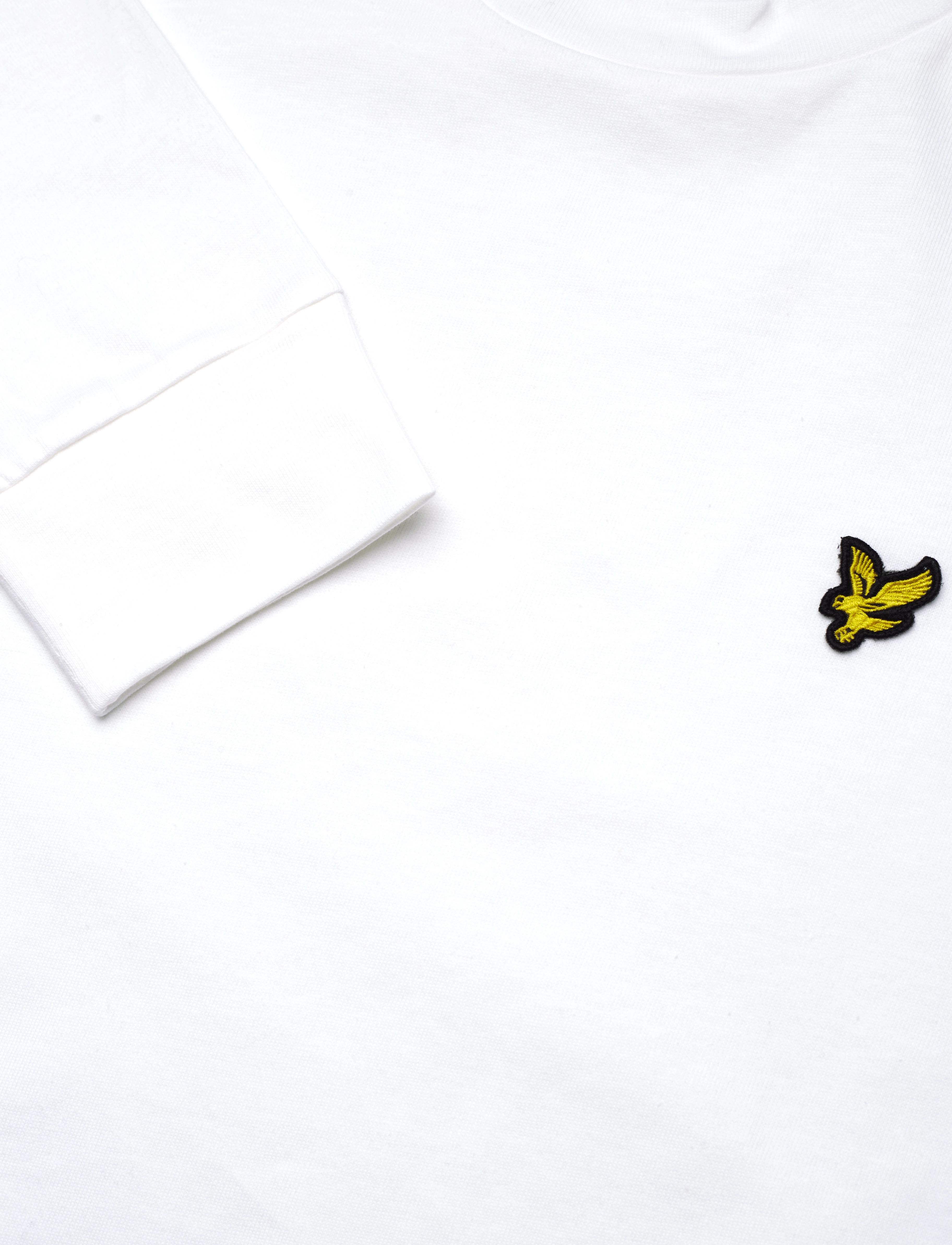 Lyle & Scott - Mock Neck Long Sleeve Tshirt - white - 2