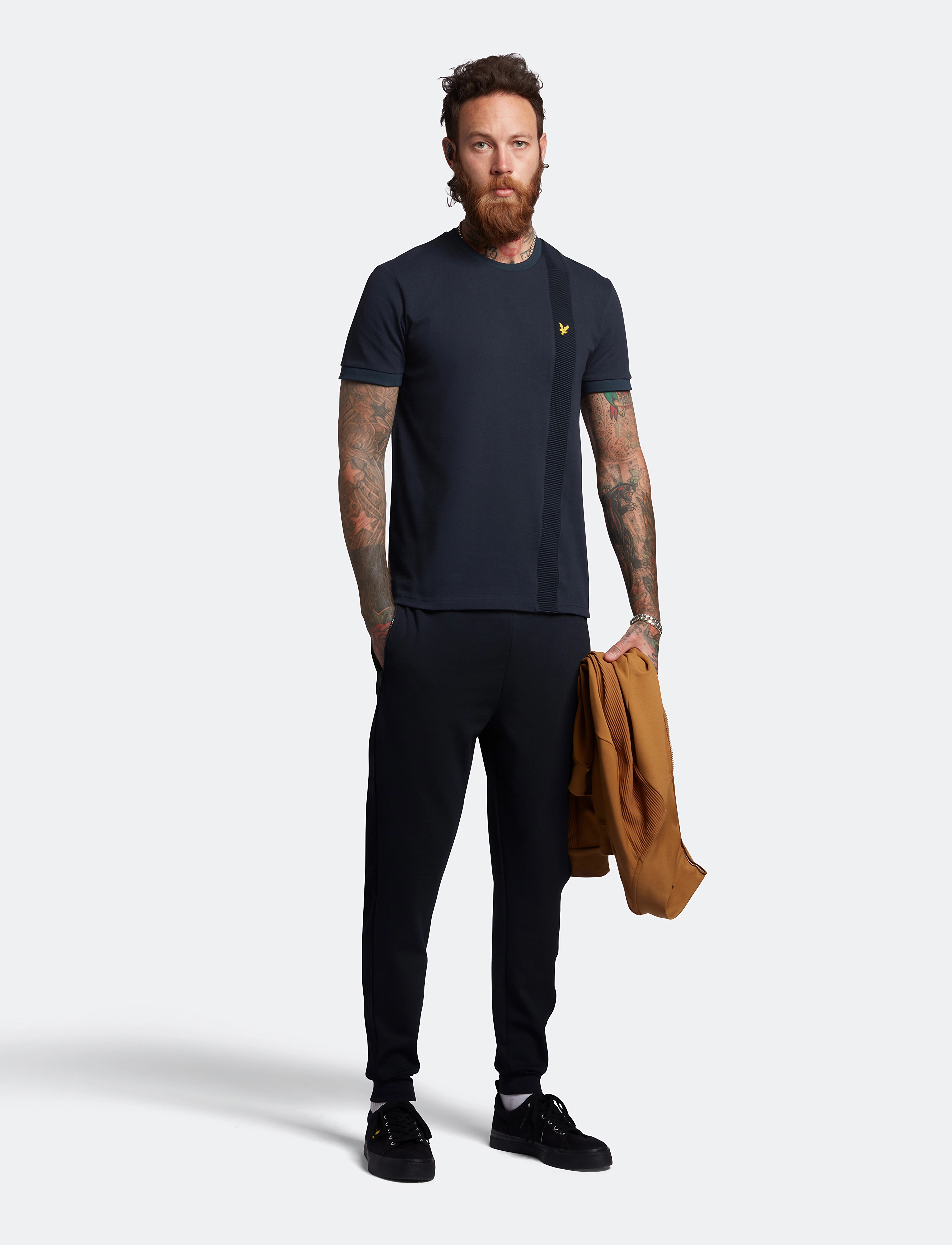 Lyle & Scott - Panelled Tshirt - dark navy - 3