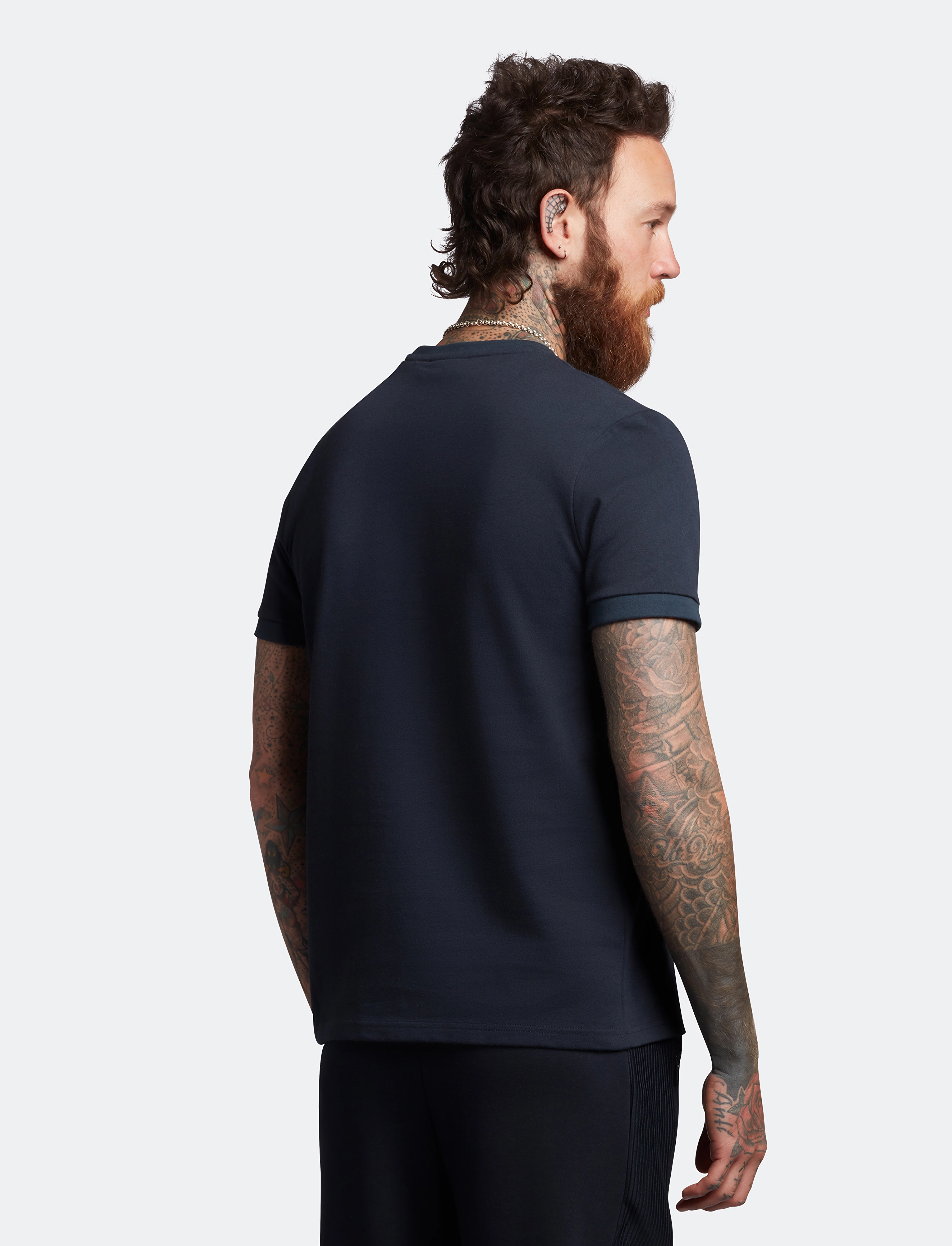 Lyle & Scott - Panelled Tshirt - dark navy - 4