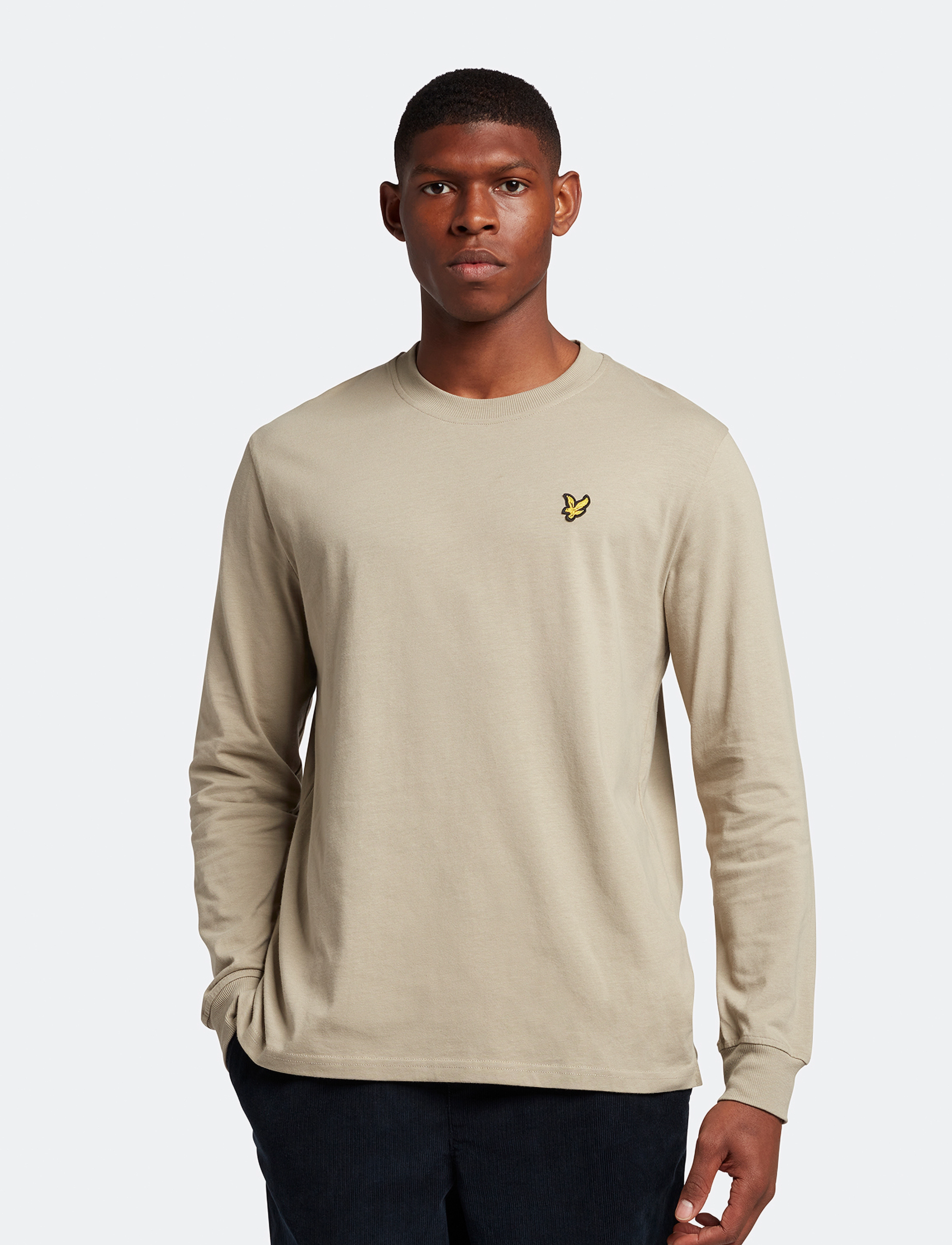 Lyle & Scott - Relaxed Long Sleeve T-shirt - khaki smoke - 2
