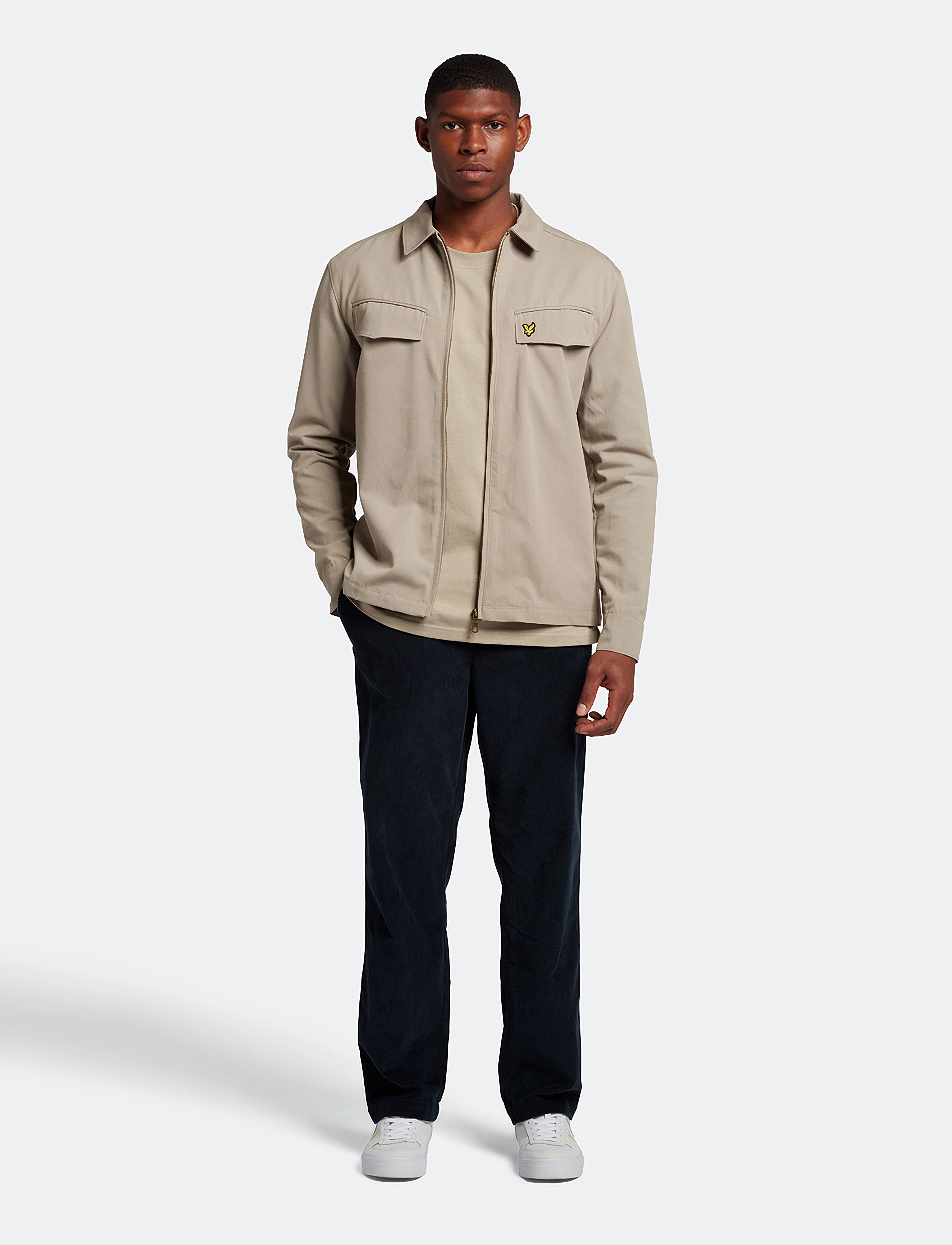 Lyle & Scott - Relaxed Long Sleeve T-shirt - khaki smoke - 3