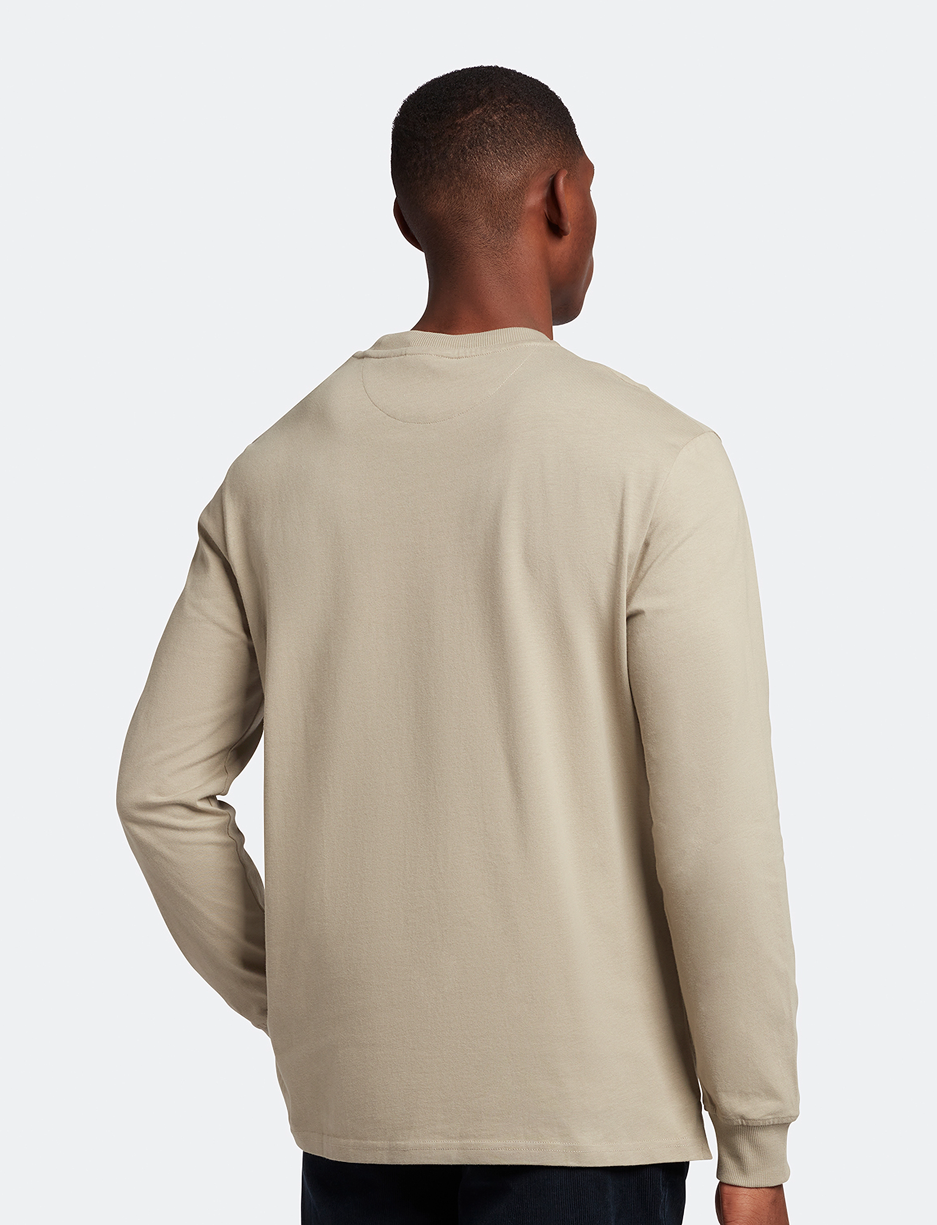 Lyle & Scott - Relaxed Long Sleeve T-shirt - khaki smoke - 4