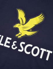 Lyle & Scott - Printed T-Shirt - zemākās cenas - navy - 2
