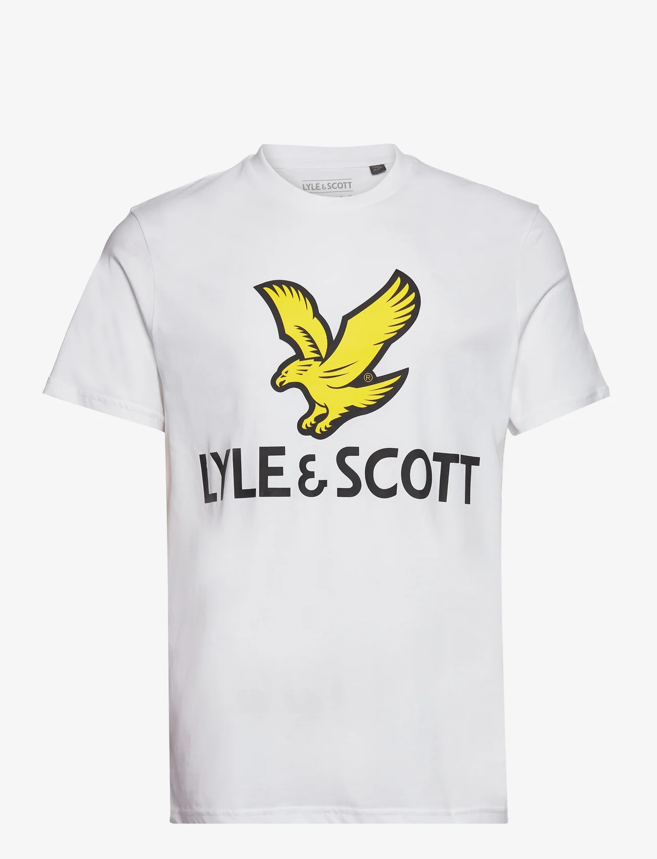 Lyle & Scott - Printed T-Shirt - die niedrigsten preise - white - 0