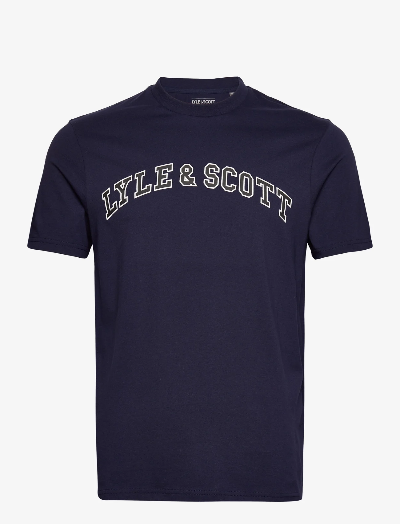 Lyle & Scott - Collegiate T-Shirt - alhaisimmat hinnat - navy - 0