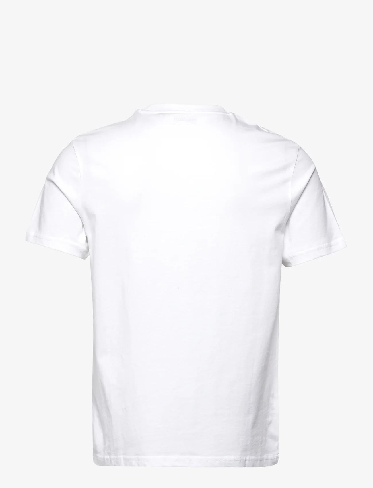Lyle & Scott - Collegiate T-Shirt - alhaisimmat hinnat - white - 1