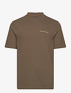 Embroidered Logo T-shirt - W485 OLIVE