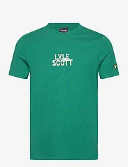 Lyle & Scott - Varsity Embroidery T-Shirt - najniższe ceny - x079 lothian - 0
