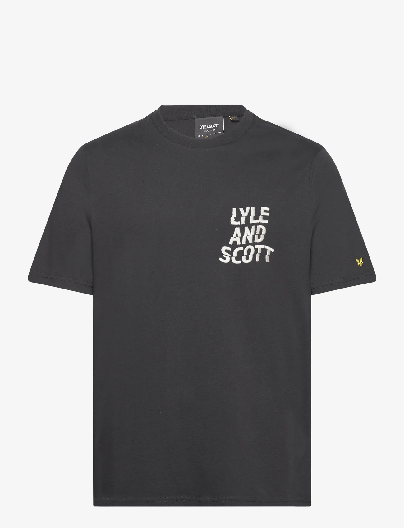 Lyle & Scott - Ripple Logo T-Shirt - die niedrigsten preise - z865 jet black - 0