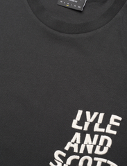 Lyle & Scott - Ripple Logo T-Shirt - die niedrigsten preise - z865 jet black - 6