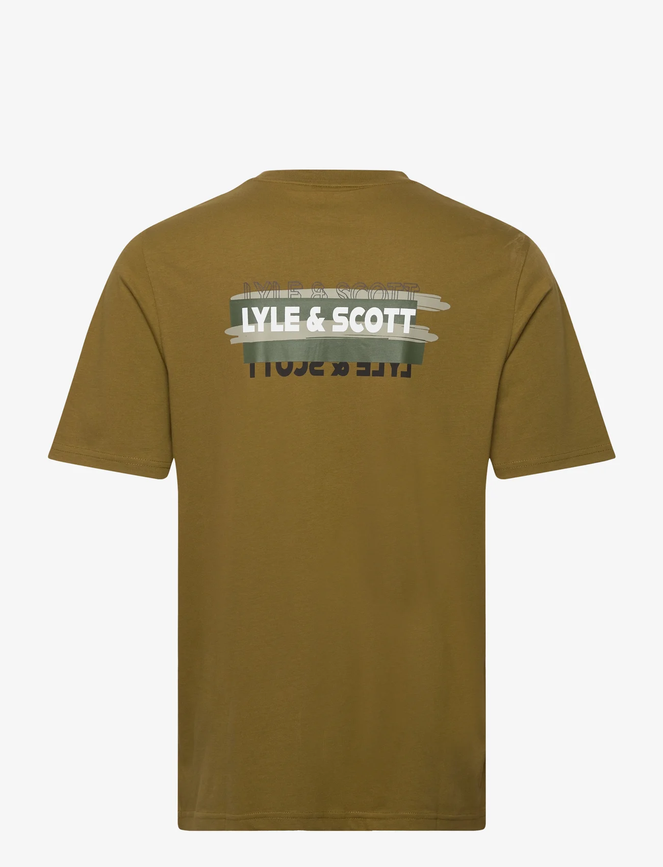 Lyle & Scott - Slope Graphic Print T-Shirt - die niedrigsten preise - w999 rankin olive - 1