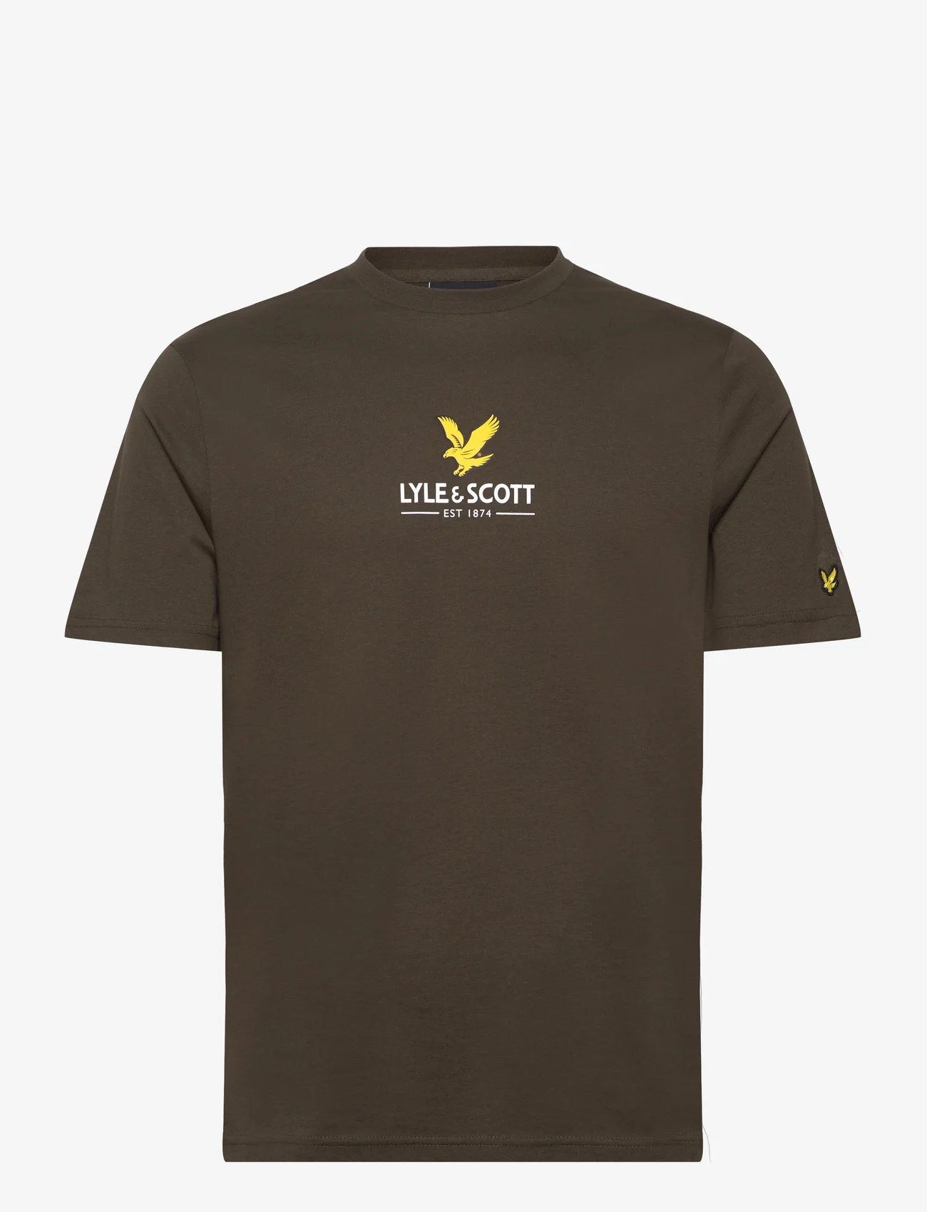 Lyle & Scott - Eagle Logo T-shirt - laagste prijzen - w485 olive - 0