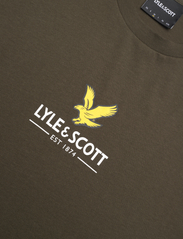 Lyle & Scott - Eagle Logo T-shirt - alhaisimmat hinnat - w485 olive - 2