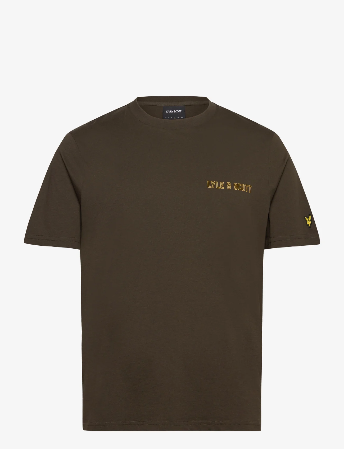 Lyle & Scott - Collegiate T-Shirt - alhaisimmat hinnat - w485 olive - 0