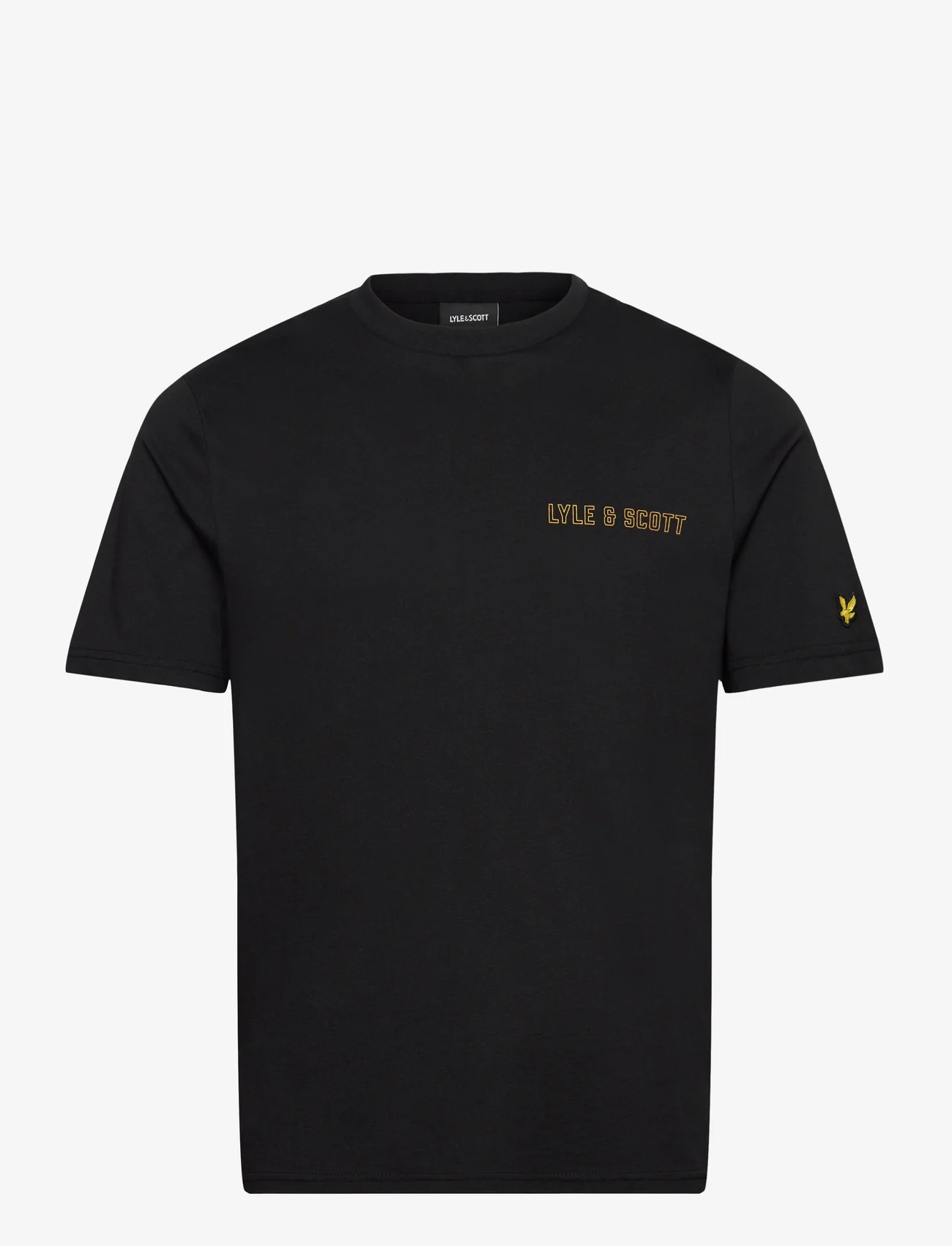 Lyle & Scott - Collegiate T-Shirt - alhaisimmat hinnat - z865 jet black - 0