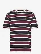 Stripe T-Shirt - Z562 BURGUNDY