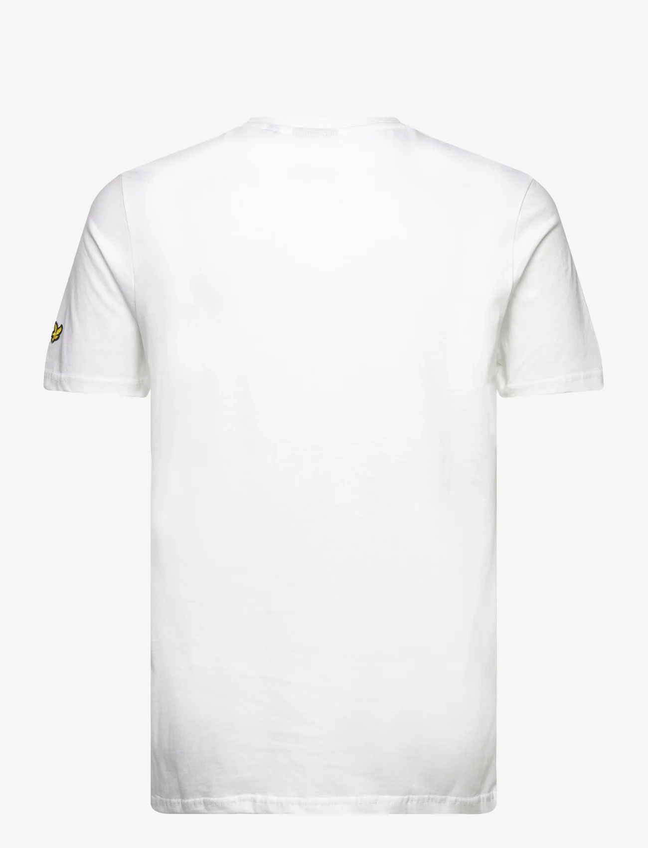 Lyle & Scott - Embroidered T-Shirt - kortermede t-skjorter - 626 white - 1