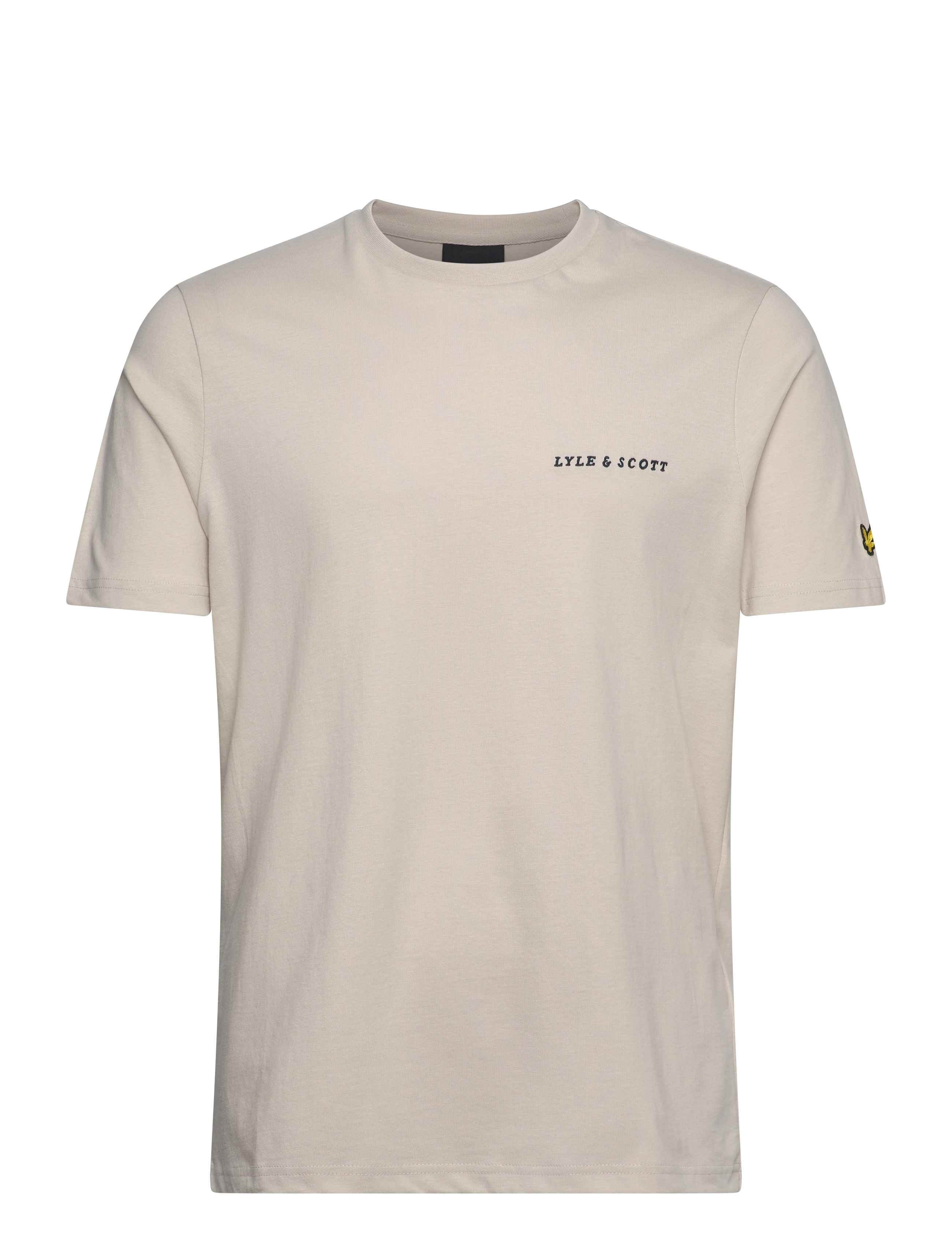Lyle & Scott Embroidered T-Shirt - T-shirts - COVE/ DARK NAVY / beige