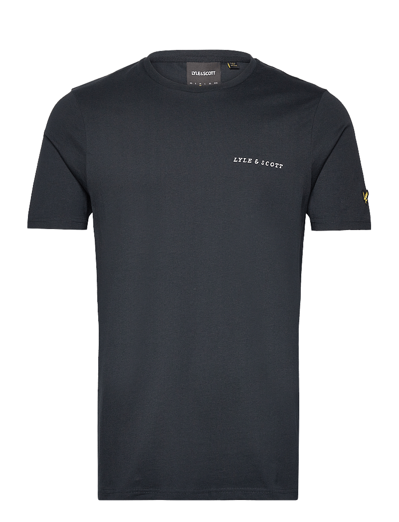 Lyle & Scott - Embroidered T-Shirt - marškinėliai trumpomis rankovėmis - w403 dark navy/ white - 1