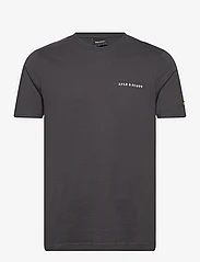 Lyle & Scott - Embroidered T-Shirt - die niedrigsten preise - w635 gunmetal - 0
