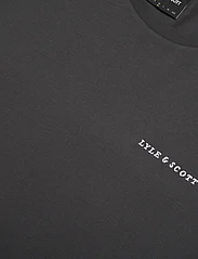 Lyle & Scott - Embroidered T-Shirt - kortermede t-skjorter - w635 gunmetal - 2