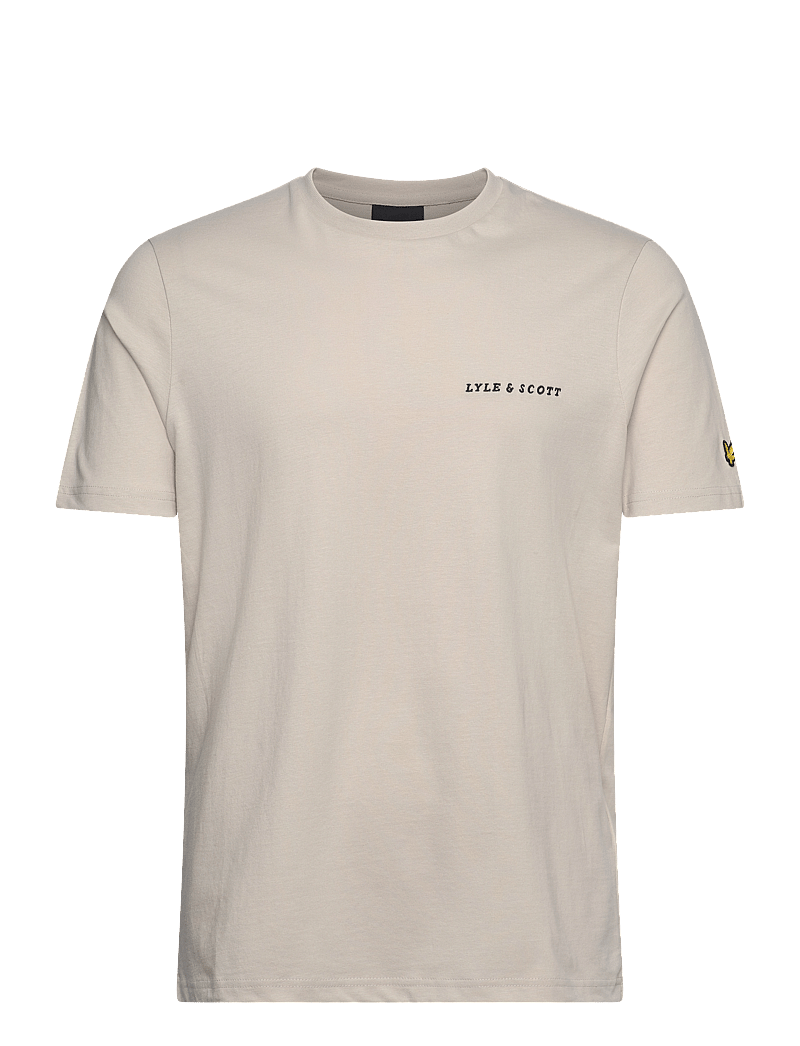 Lyle & Scott - Embroidered T-Shirt - short-sleeved t-shirts - x239 cove/ dark navy - 1